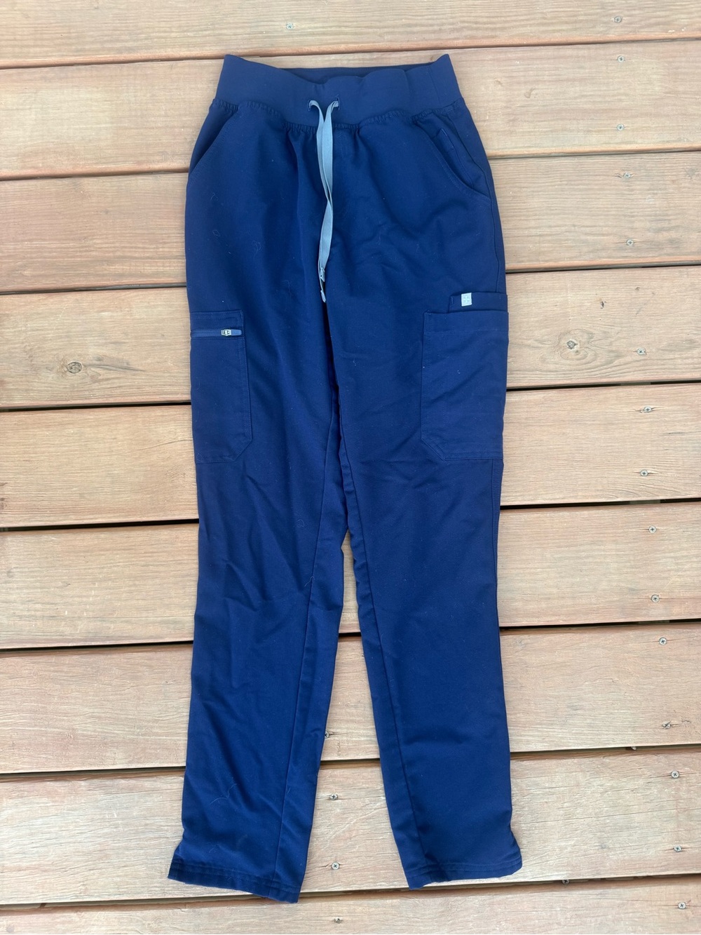 Navy figs pants xxs